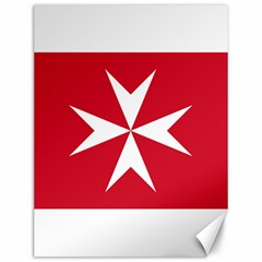 Civil Ensign Of Malta Canvas 12  X 16  by abbeyz71