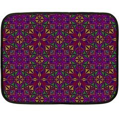 Triangle Pattern Kaleidoscope Color Double Sided Fleece Blanket (mini)  by Pakrebo