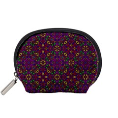 Triangle Pattern Kaleidoscope Color Accessory Pouch (small)