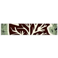 Drawing Autumn Leaves Season Small Flano Scarf by Pakrebo