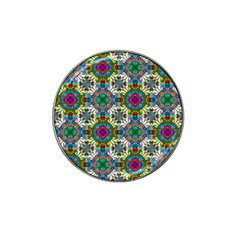 Seamless Pattern Decoration Hat Clip Ball Marker (4 Pack)