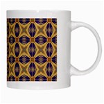 Seamless Wallpaper Pattern Ornament Vintage White Mugs Right