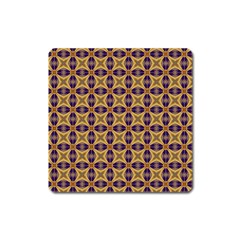 Seamless Wallpaper Pattern Ornament Vintage Square Magnet