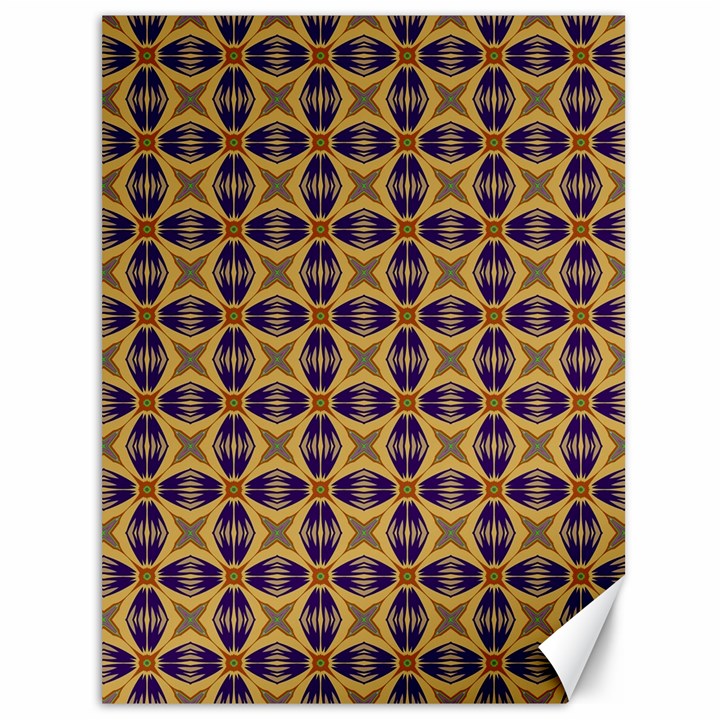 Seamless Wallpaper Pattern Ornament Vintage Canvas 36  x 48 