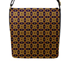 Seamless Wallpaper Pattern Ornament Vintage Flap Closure Messenger Bag (l) by Pakrebo