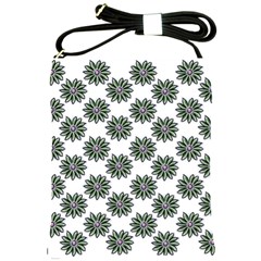 Graphic Pattern Flowers Shoulder Sling Bag by Pakrebo