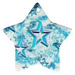 Stars Background Star Shiny Star Ornament (Two Sides) Back