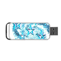 Stars Background Star Shiny Portable USB Flash (One Side)