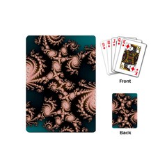 Fractal Pattern Abstraction Playing Cards Single Design (mini) by Pakrebo
