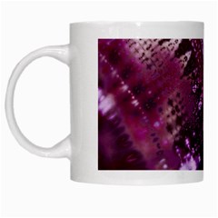 Pink Fractal Lace White Mugs by KirstenStar