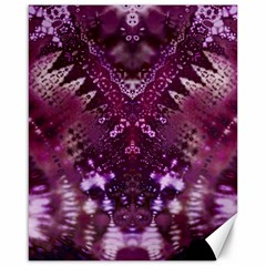 Pink Fractal Lace Canvas 16  X 20  by KirstenStar