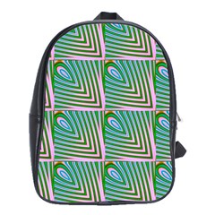 Seamless Pattern Ornament Design School Bag (xl) by Pakrebo