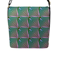 Seamless Pattern Ornament Design Flap Closure Messenger Bag (l) by Pakrebo