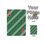 Batik Pattern Java Indonesia Playing Cards 54 Designs (Mini) Front - Heart9