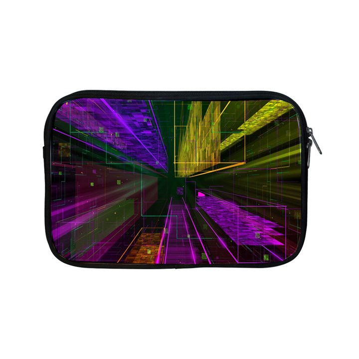 Data City Large Fiction Digital Apple iPad Mini Zipper Cases