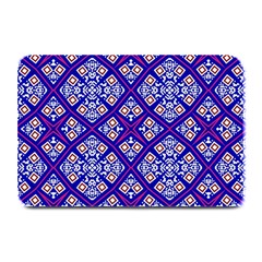 Symmetry Digital Art Pattern Blue Plate Mats