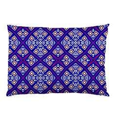 Symmetry Digital Art Pattern Blue Pillow Case (Two Sides)