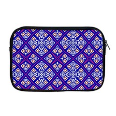 Symmetry Digital Art Pattern Blue Apple MacBook Pro 17  Zipper Case