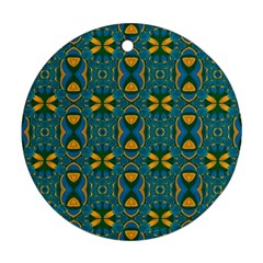 Seamless Wallpaper Pattern Art Pattern Ornament (round)