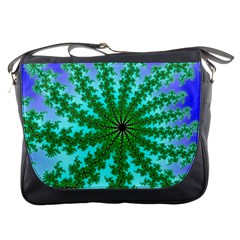 Fractal Abstract Rendering Messenger Bag by Pakrebo