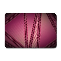 Background Pink Pattern Small Doormat  by Pakrebo