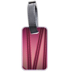 Background Pink Pattern Luggage Tag (two Sides) by Pakrebo