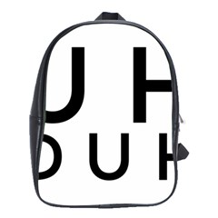 Uh Duh School Bag (Large)