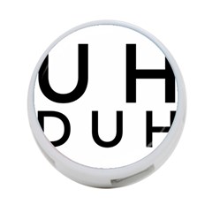 Uh Duh 4-port Usb Hub (one Side) by FattysMerch