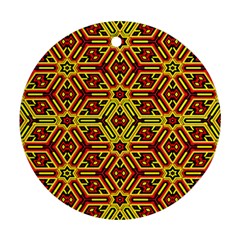 Rby-2-4 Round Ornament (two Sides) by ArtworkByPatrick