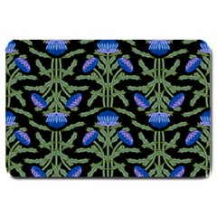 Pattern Thistle Structure Texture Large Doormat  by Pakrebo