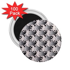 Seamless Tessellation Background 2.25  Magnets (100 pack) 