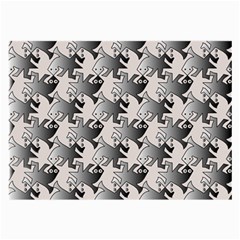 Seamless Tessellation Background Large Glasses Cloth (2 Sides)