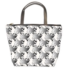 Seamless Tessellation Background Bucket Bag