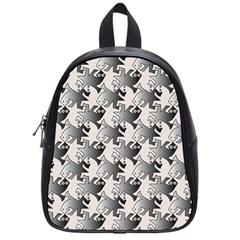 Seamless Tessellation Background School Bag (Small)