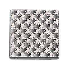 Seamless Tessellation Background Memory Card Reader (Square 5 Slot)