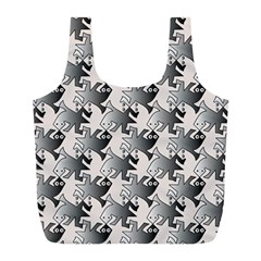 Seamless Tessellation Background Full Print Recycle Bag (L)