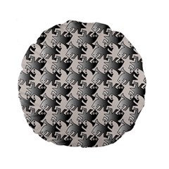 Seamless Tessellation Background Standard 15  Premium Flano Round Cushions