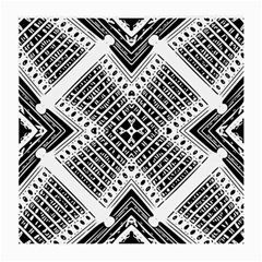 Pattern Tile Repeating Geometric Medium Glasses Cloth (2 Sides) by Pakrebo