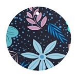 Pattern Nature Color Banner Modern Ornament (Round) Front