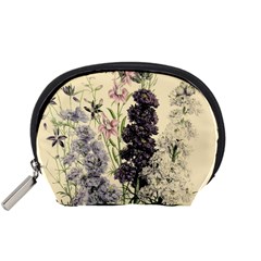 Botanical Print Antique Floral Accessory Pouch (small)