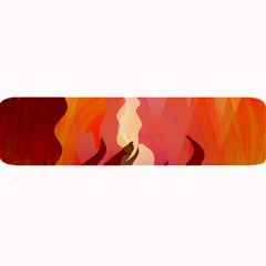 Fire Abstract Cartoon Red Hot Large Bar Mats by Pakrebo