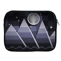 Background Stylized Scenery Apple Ipad 2/3/4 Zipper Cases