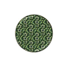 Abstract Pattern Flower Leaf Hat Clip Ball Marker (10 Pack) by Pakrebo