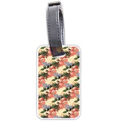 Flower Floral Decoration Pattern Luggage Tag (one Side) by Pakrebo