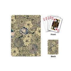 Abstract Art Artistic Botanical Playing Cards Single Design (mini) by Pakrebo