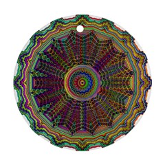 Mandala Decorative Ornamental Ornament (round)