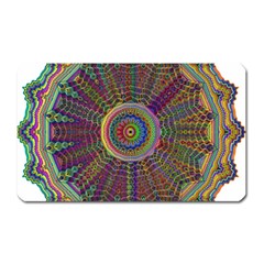 Mandala Decorative Ornamental Magnet (rectangular) by Pakrebo