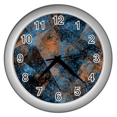 Rustictomorrow Wall Clock (silver) by designsbyamerianna