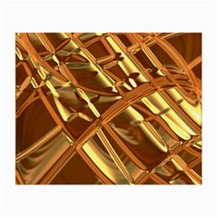 Gold Background Small Glasses Cloth (2 Sides)
