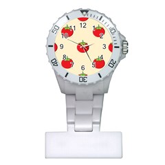 Fresh Tomato Plastic Nurses Watch